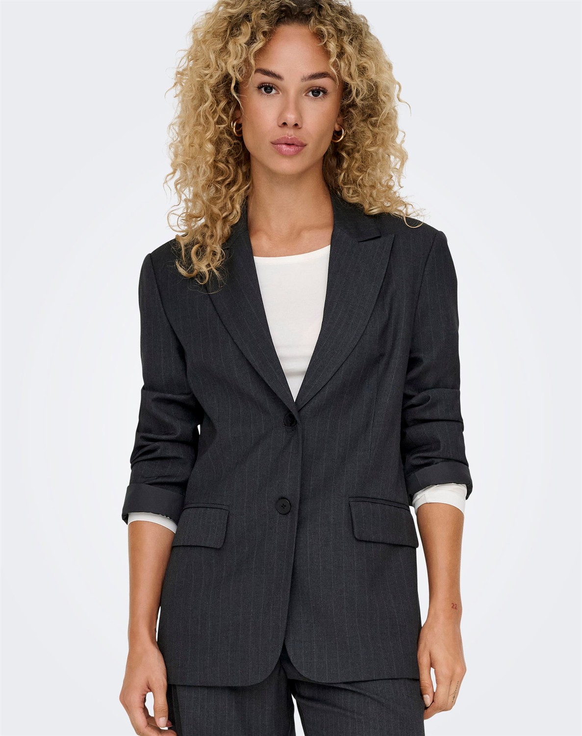 Sadie Oversize Pinstripe Blazer